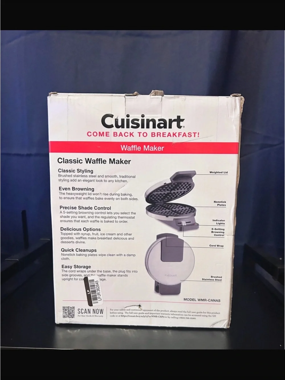 New Cuisinart Classic Waffle Maker
